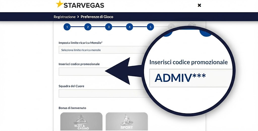 codice promozionale starvegas